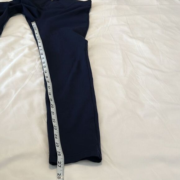 ActiveUSA szL blue elastic wrap front waist leggings great closet staple GUC - Picture 9 of 9